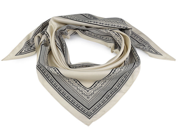 Elegant Satin Triangle Scarf and Shawl (65x135 cm) - Premium Multi-Way Silk-Touch Neck Wear & Hair Accessory