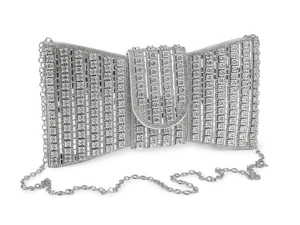 Luxury Rhinestone Evening Clutch Bag - Glamorous Formal Handbag for Weddings, Proms, and Special Occasions