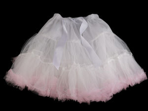 Premium Ruffled Petticoat Underskirt - Volumizing Silhouette Slip with Elastic Waistband for Weddings, Formal Events, and Tutu Crafts