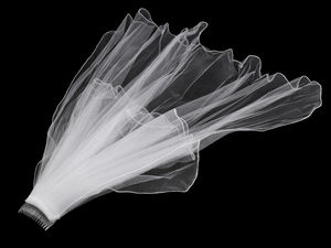 Premium Hair Veil with Secure Attachment Comb - Elegant Accessory for Bachelorette Parties, Bridal Showers, and Dress-Up Costumes