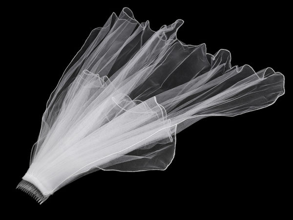 Premium Hair Veil with Secure Attachment Comb - Elegant Accessory for Bachelorette Parties, Bridal Showers, and Dress-Up Costumes