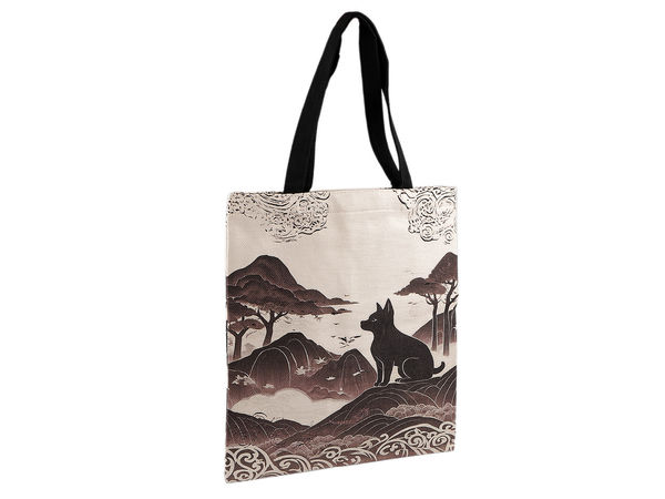 Premium Textile Tote Bag with Inner Lining and Double-Sided Motif (35x38 cm)