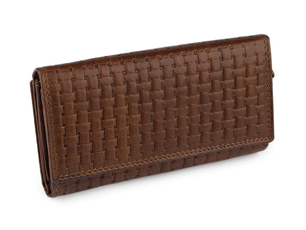 Women's Premium Genuine Leather Clutch Wallet (9.5 x 17 cm)