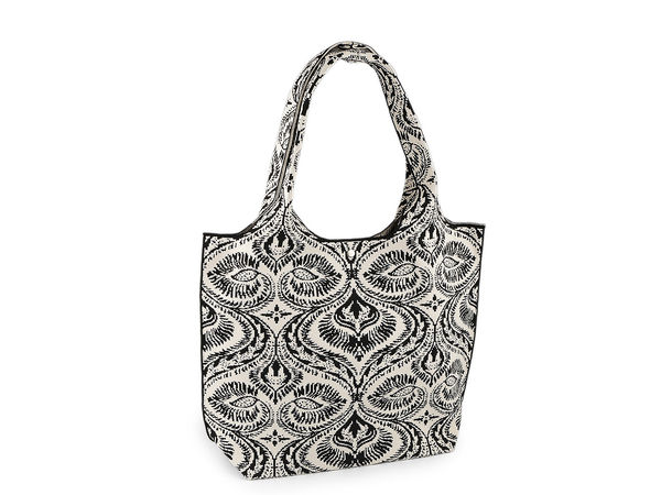 Premium Knit Shoulder Tote Bag - Large Spacious Fashion Handbag for Shopping, Beach & Leisure (42 x 33 cm)