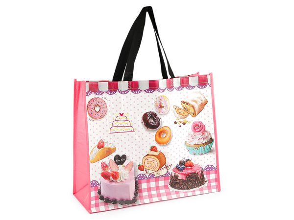 Premium Reusable Shopping Tote Bag - Large Eco-Friendly Grocery & Daily Utility Shoulder Bag (48x42 cm)