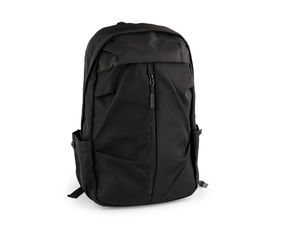 Premium Travel Backpack with Integrated USB Charging Port - Black Multi-Functional Laptop Daypack (32x45 cm)