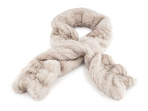 Luxurious Faux Fur Winter Scarf - Elegant Plush Neck Warmer & Cold-Weather Gaiter