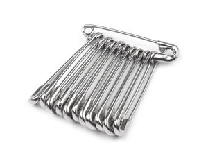 Premium 28mm Metal Safety Pins for Sewing and Crafting - 600-Piece Bulk Pack (Nickel Finish)
