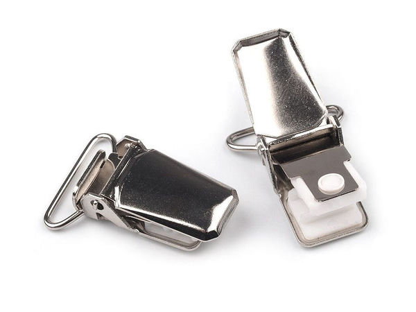 Premium Metal Suspender Clips with Protective Inserts (20mm)