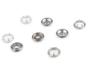Roland Baby Premium Press Stud Snap Fasteners (9.7mm) for Thin & Delicate Fabrics, Bulk Pack