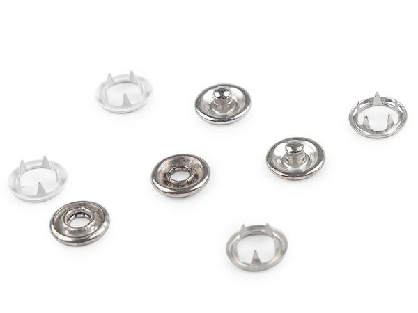 Roland Baby Premium Press Stud Snap Fasteners (9.7mm) for Thin & Delicate Fabrics, Bulk Pack