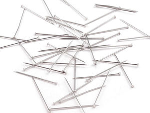 Premium 27mm Steel Dressmaker Pins - Nickel-Plated Straight Head Pins for Sewing, Tailoring, and Crafts