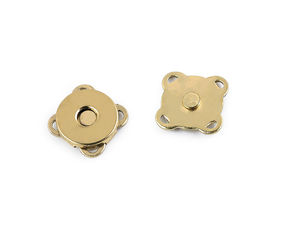 Sew-On Mini Magnetic Snap Fasteners (10mm) - Premium Clasp Closure for Handbags, Briefcases, and Clothing