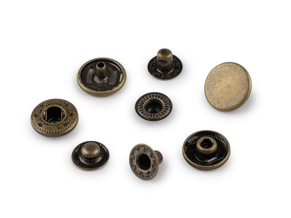 Premium Stainless Steel Snap Fasteners (12mm) – Heavy-Duty Press Studs for Clothing, Outerwear & Accessories