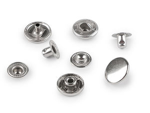 Premium 15mm Metal Snap Fasteners | Heavy-Duty Press Studs for Fabrics, Bags & Leathercraft