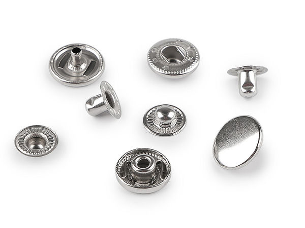 Premium 15mm Metal Snap Fasteners | Heavy-Duty Press Studs for Fabrics, Bags & Leathercraft
