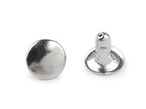 Premium 8mm Single-Sided Hollow Metal Rivets for Handbags, Belts, and Leathercraft