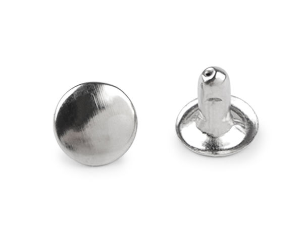 Premium 8mm Single-Sided Hollow Metal Rivets for Handbags, Belts, and Leathercraft