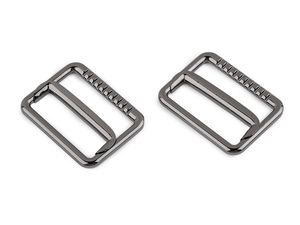 Premium Metal Slider Buckle (25mm) - Adjustable Strap Adjuster for Trousers, Vests, and Jackets
