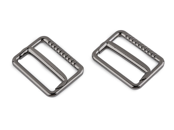 Premium Metal Slider Buckle (25mm) - Adjustable Strap Adjuster for Trousers, Vests, and Jackets