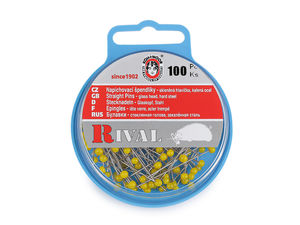 Premium Hardened Steel Glass Head Sewing Pins - Heat-Resistant Tailoring & Dressmaking Pins (31mm / 38mm)