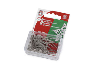 Professional Steel Dressmaker Pins - 30mm Rust-Resistant All-Metal Pins for Sewing, Crafting, and Decorating