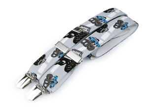 Premium Kids' Y-Back Suspenders (10-Piece Pack) - Adjustable Elastic Trouser Bracers with Playful Patterns