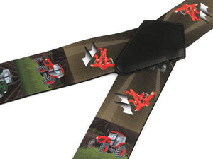 Premium Men's Profession & Trade Themed Suspenders – Heavy-Duty 5cm Wide Elastic Trouser Braces (120cm)