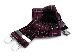 Men's Premium Elastic Trouser Braces | Y-Back 3-Clip Suspenders (3.5cm x 120cm)