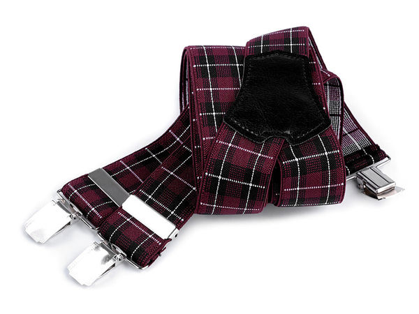 Men's Premium Elastic Trouser Braces | Y-Back 3-Clip Suspenders (3.5cm x 120cm)