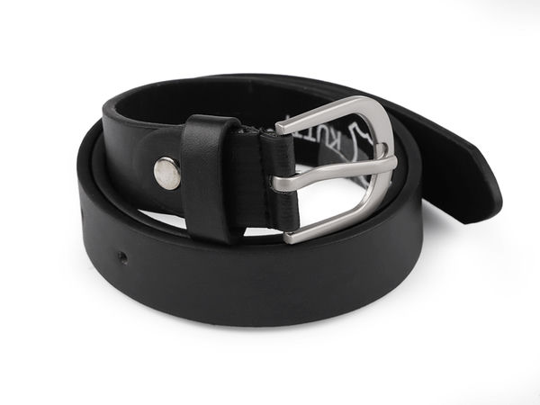 Kids' Classic Adjustable Belt (2.3 cm Width) - Premium Matte Waist Belt with Metal Buckle