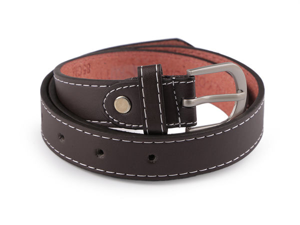 Kids' Classic Adjustable Belt (2.3 cm Width) - Premium Matte Waist Belt with Metal Buckle
