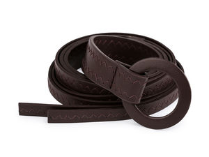 Elegant Women's 2cm Multi-Way Tie Belt - Versatile Double-Strap Eco-Leather Waist Belt with Loop Buckle
