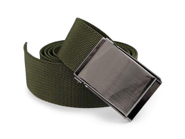 Premium Unisex Elastic Stretch Belt with Metal Quick-Release Buckle, 3.8cm Width
