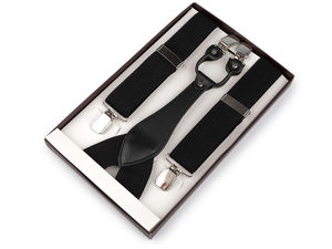 Premium Adjustable Trouser Suspenders | 3.5cm Width & 115cm Length | Elegantly Boxed