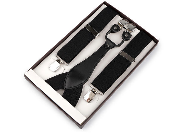 Premium Adjustable Trouser Suspenders | 3.5cm Width & 115cm Length | Elegantly Boxed