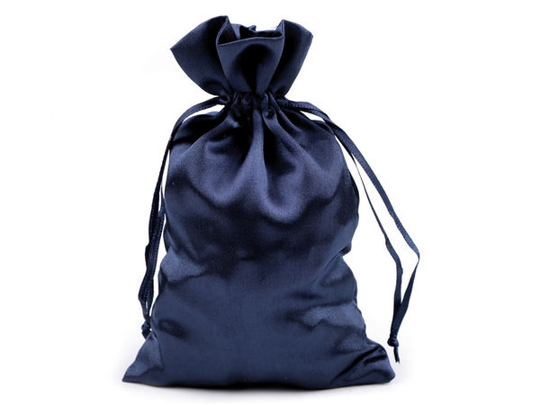 Premium Satin Gift Pouch (11x17 cm) - Elegant Drawstring Jewelry & Favor Bag