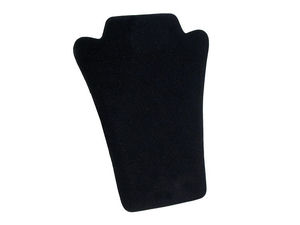 Premium Black Velvet Necklace Display Bust - Elegant Jewelry Mannequin Stand for Countertop Showcase
