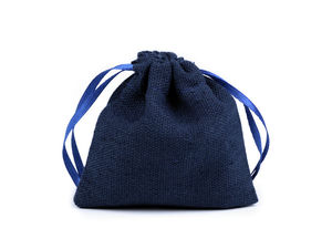 Premium Cotton and Linen Fabric Gift Bags with Satin Drawstrings (8x8 cm) - Perfect for Crafts, Favors, and Fragrant Sachets