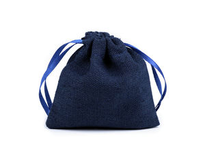 Premium Cotton and Linen Fabric Gift Bags with Satin Drawstrings (8x8 cm) - Perfect for Crafts, Favors, and Fragrant Sachets