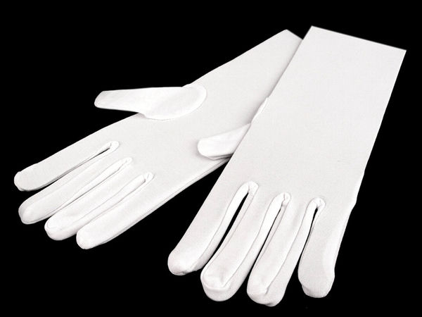 Men's Premium White Formal Gloves - Universal Fit for Weddings, Galas, and Formal Events