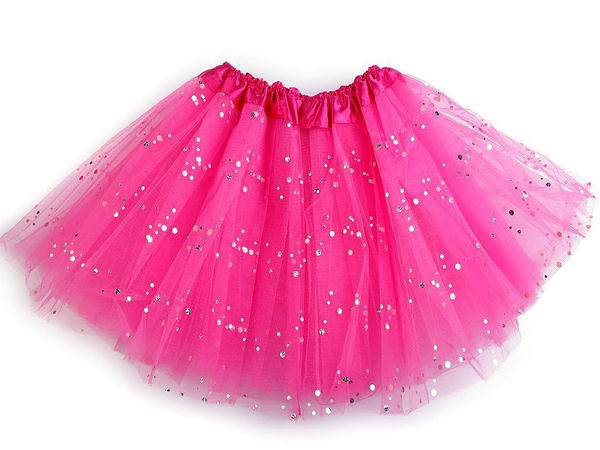 Sparkly Sequined Party Tutu Skirt for Girls - Premium 3-Layer Tulle Costume for Birthdays, Carnivals & Dress-Up