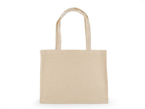 Premium Cotton Canvas DIY Tote Bag - Ecru Light | Blank Fabric Craft Bag for Painting, Embroidery & Printing