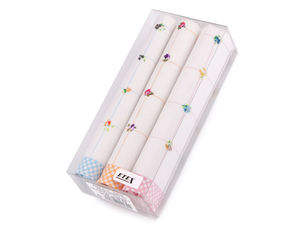 Premium Floral Print Cotton Handkerchiefs for Women & Children - Gift Box of 3 (Assorted Colors)