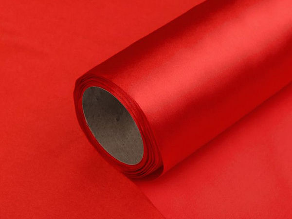Premium Single Face Silk Satin Decorative Ribbon Fabric - 14 cm Width
