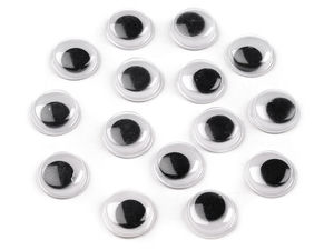 Premium Self-Adhesive Wiggle Googly Eyes (10mm) for DIY Crafts, Doll Making, and Scrapbooking