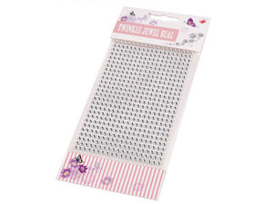 Premium 4mm Self-Adhesive Rhinestone Sticker Sheets for Scrapbooking & Crafts
