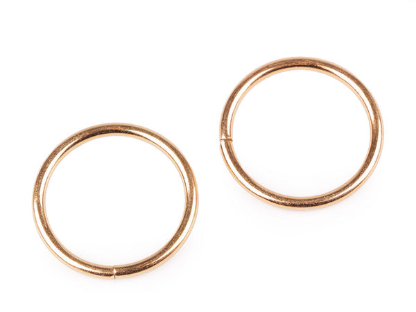Premium 30mm Metal O-Ring and Jump Ring for Handbags, Belts, and DIY Leathercraft