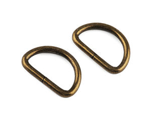 Premium Metal D-Rings (25mm Inner Width) for Bags, Belts, and Straps