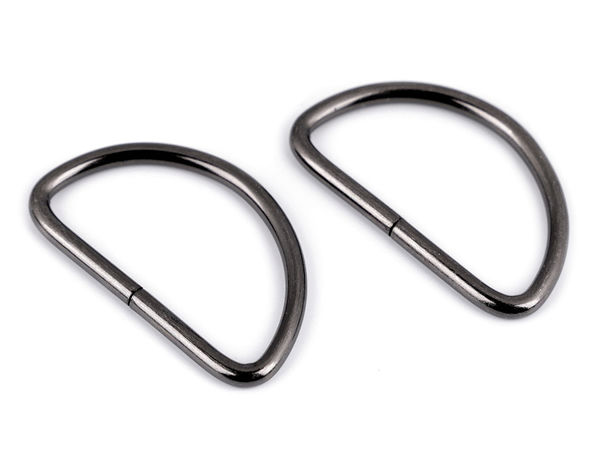 Premium 38mm Metal D-Ring for Purses, Backpacks, and Straps - High-Quality Non-Welded Hardware